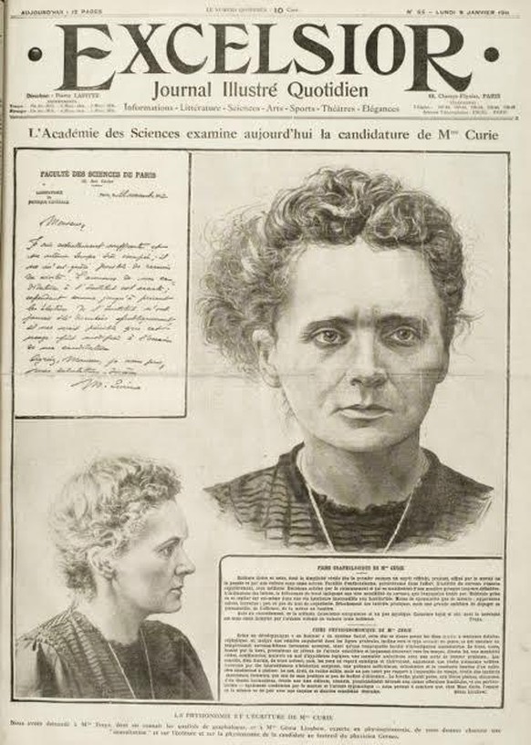 «Wie konnte Marie Curie es wagen, sich um Aufnahme in die Männerdomäne der Akademie der Wissenschaften zu bemühen?»