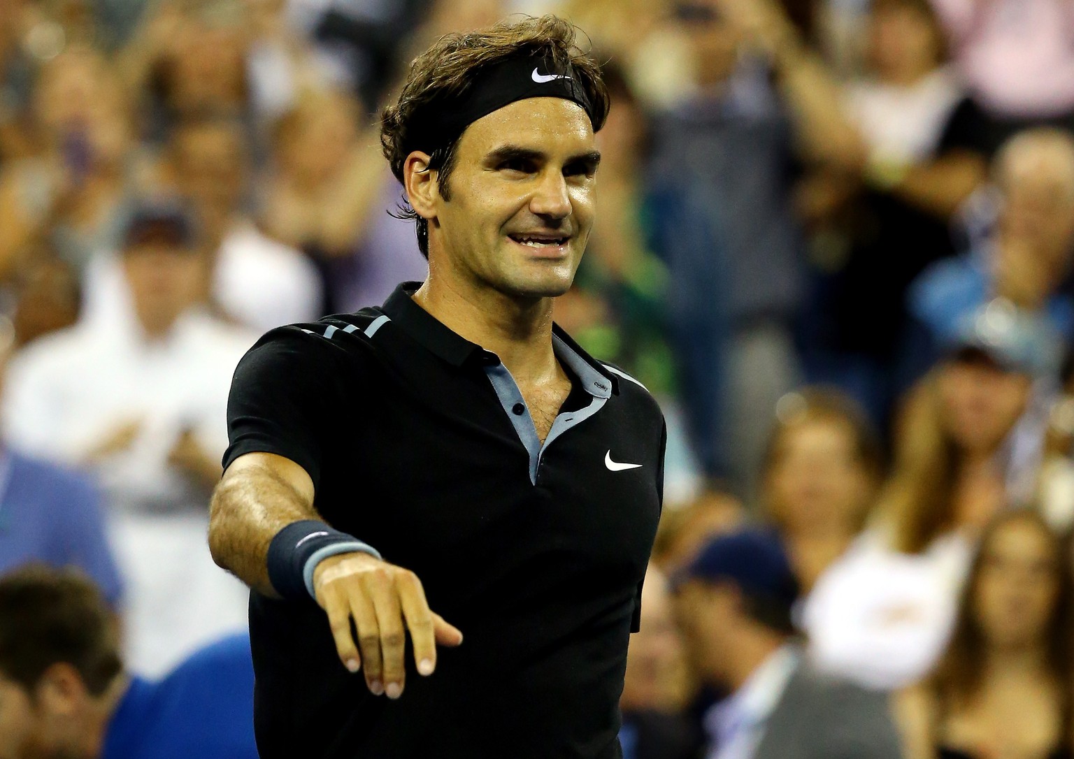 Roger Federer glückt der Start ins US Open.