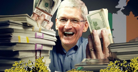 Apple-Chef Tim Cook: Wegen illegaler Steuerdeals muss Apple bis zu 13 Milliarden Euro Steuern nachzahlen.