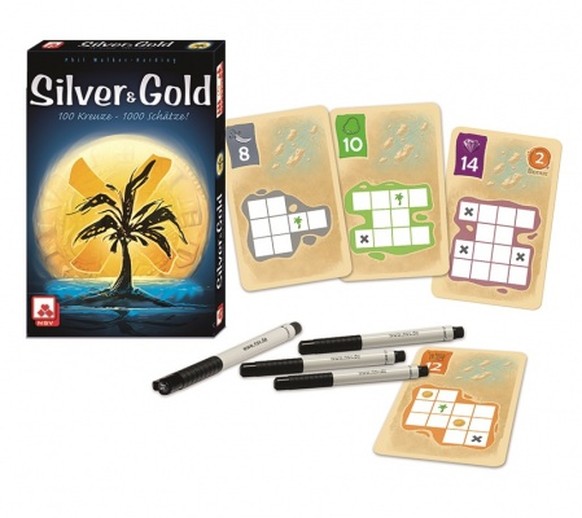 Silver &amp; Gold, Spiel mit Material