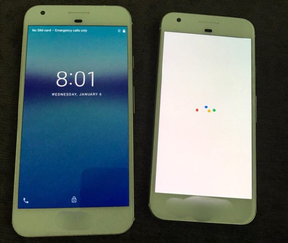 Pixel XL und Pixel: Die Google-Smartphones unterscheiden sich nur in der Grösse (5,5- und 5-Zoll-Display), haben ansonsten das gleiche Design.
