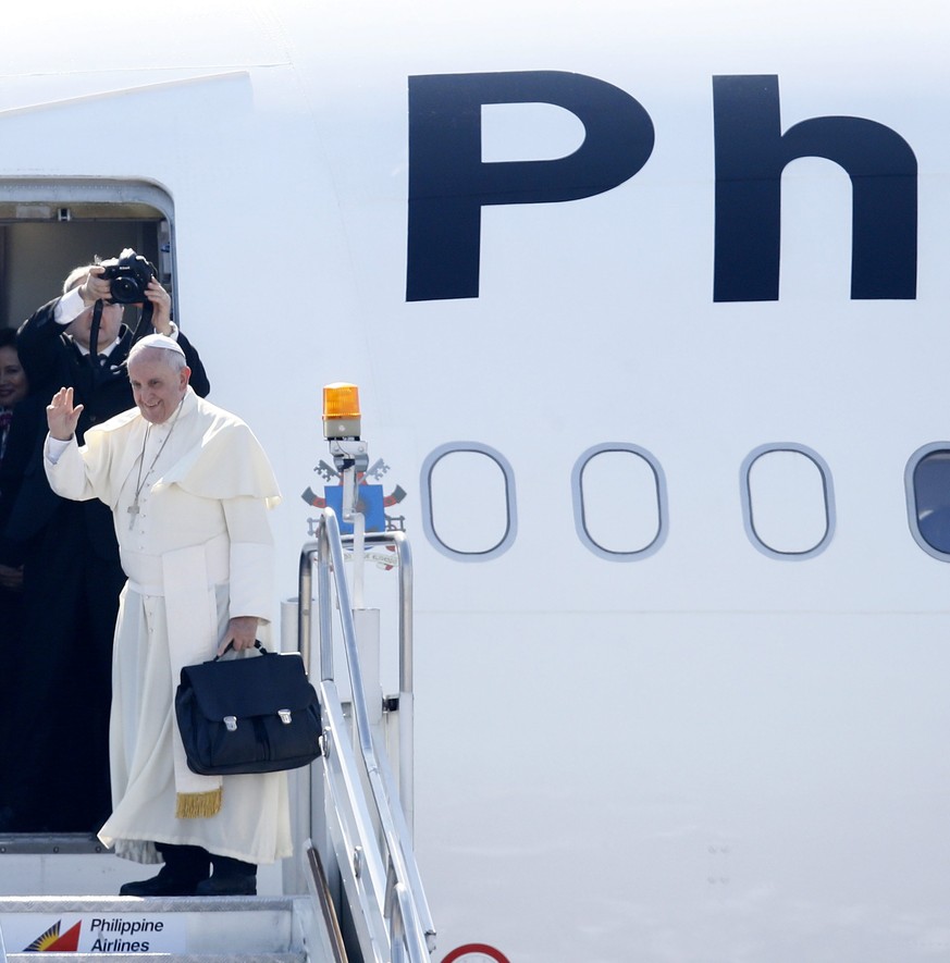 Arrivederci Manila: Papst Franziskus verlässt die Philippinen.