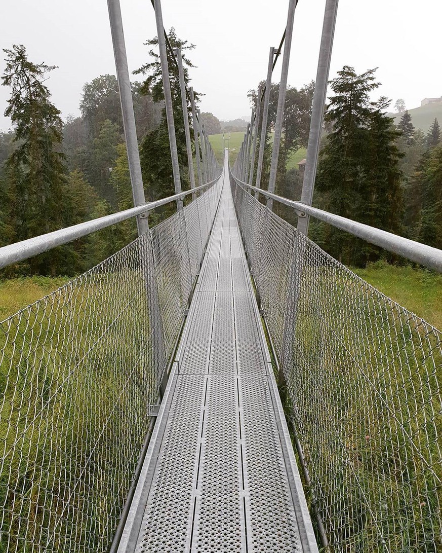 Hängebrücke in Grub, Bild: Instagram/ylvie_