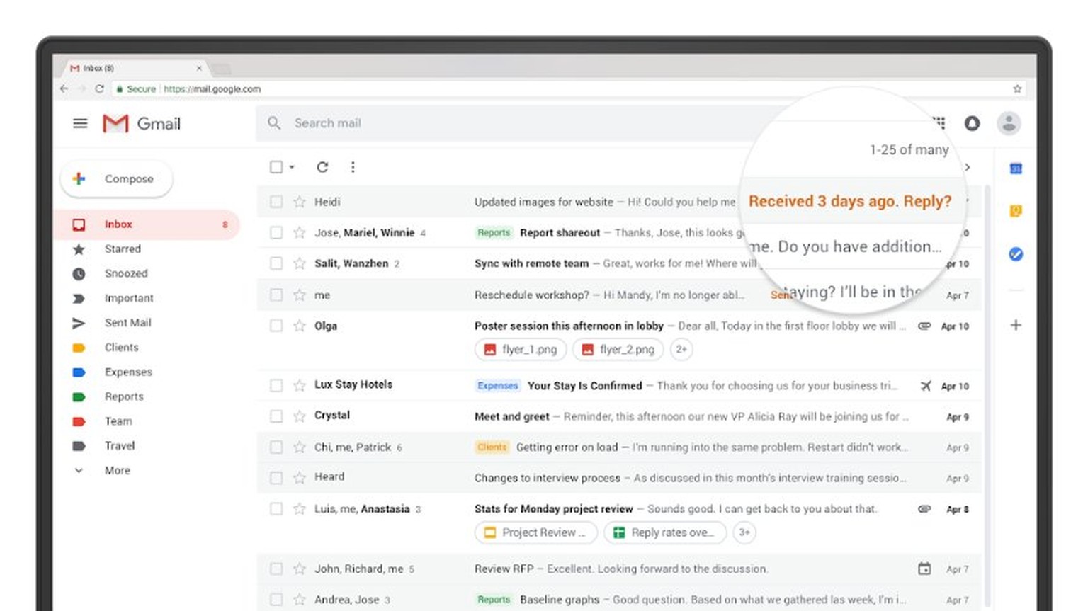 Schon seit längerem können Gmail-Nutzer verschickte E-Mails innerhalb von 30 Sekunden wieder «zurückholen». Dies kann in den Einstellungen unter&nbsp;«E-Mail zurückrufen» aktiviert werden. So werden E ...