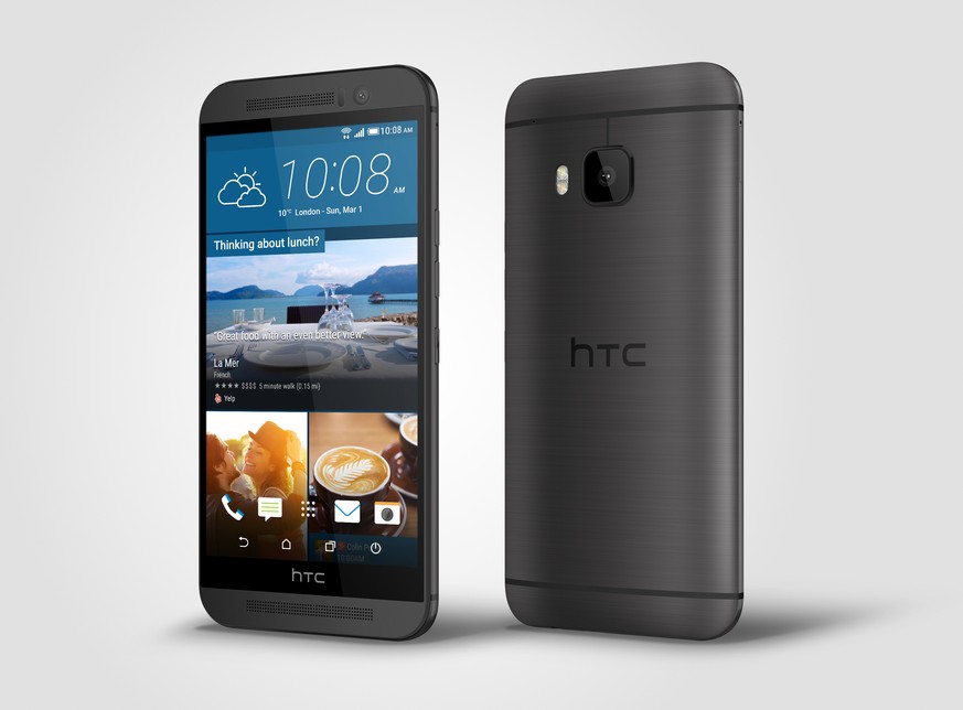 Das HTC One M9 in bestechendem Design.