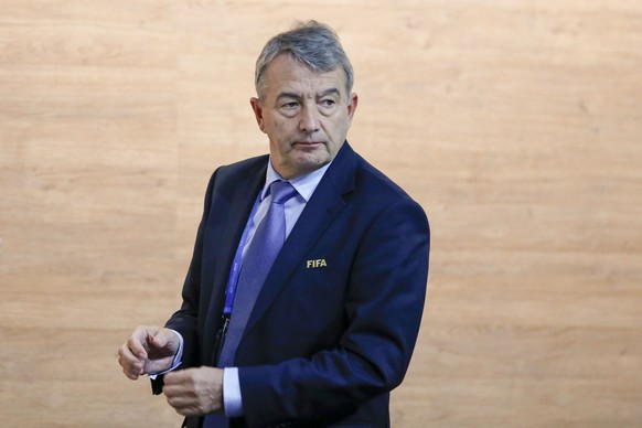 ARCHIVBILD ZUR ANKLAGE DER BUNDESANWALTSCHAFT GEGEN EX-DFB-FUNKTIONAERE --- Wolfgang Niersbach, FIFA Executive Committee Member, of Germany, walks out during the Extraordinary FIFA Congress 2016 held  ...