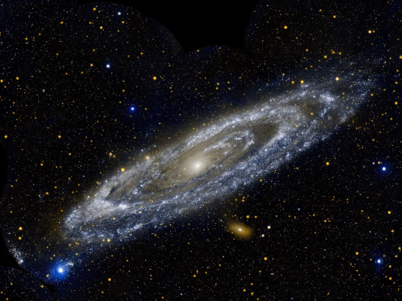 Kosmischer Nachbar der Milchstrasse: Andromeda-Galaxie