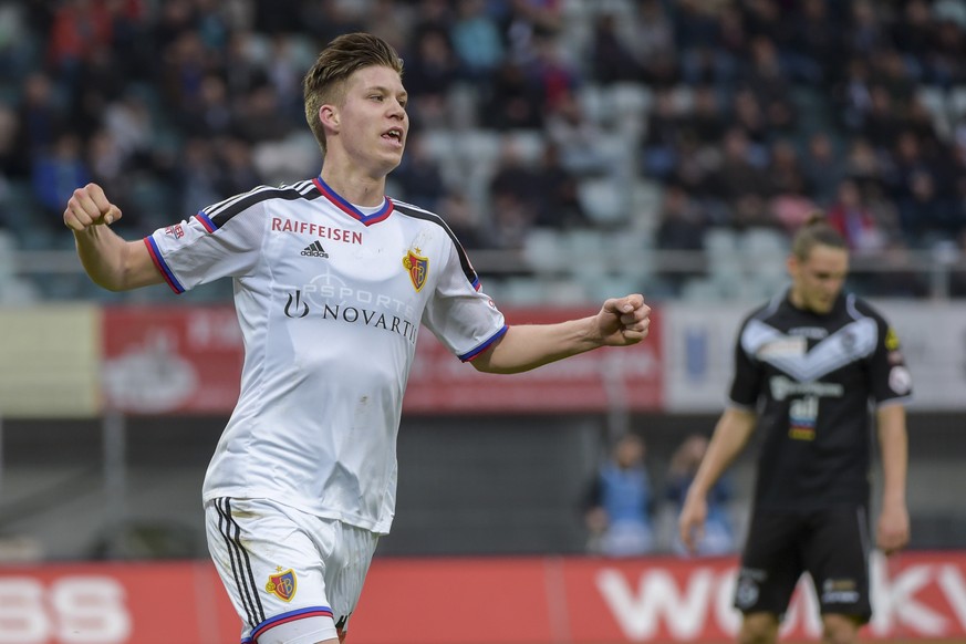 Ein Star von Morgen? Basels Jungspund Cedric Itten jubelt über seinen ersten Super-League-Treffer.