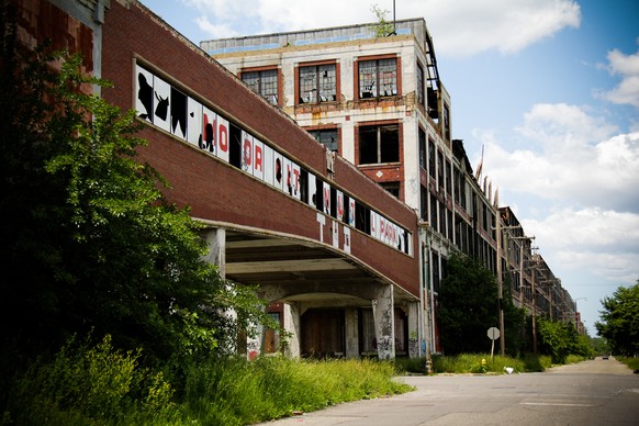 Verlassene Fabrik in Detroit.