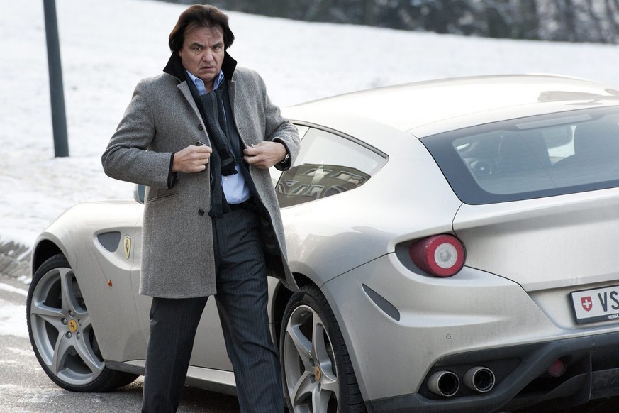 Frisch ist's im Winter – gut hat Constantins Ferrari eine Heizung.