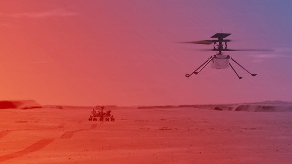 Ingenuity: Der NASA-Helikopter auf dem Mars könnte Geschichte schreiben