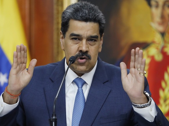 Venezuelas Machthaber Nicolás Maduro teilt erneut gegen die USA aus. (Archivbild)
