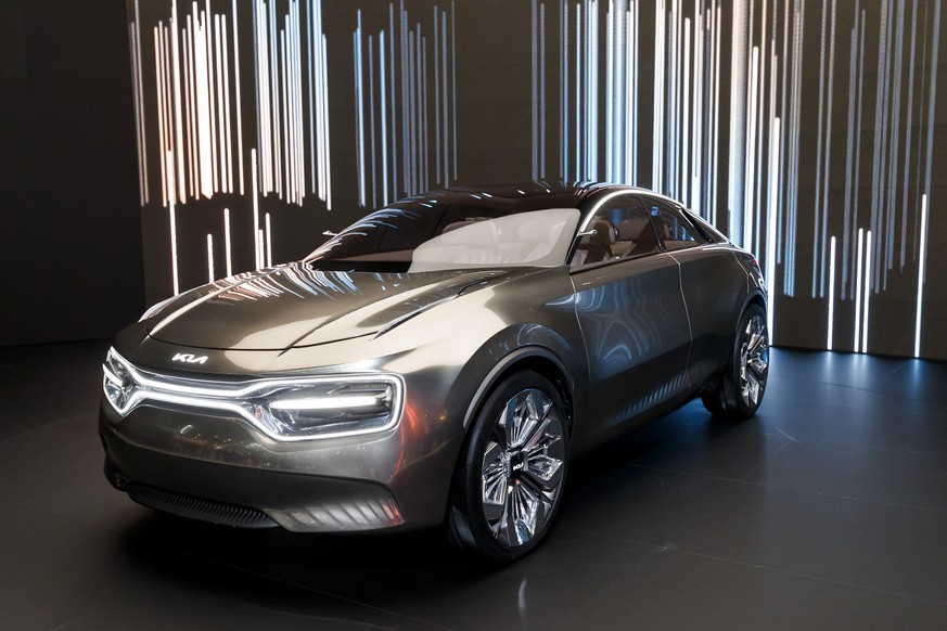 The new Kia &#039;Imagin&#039; concept car is presented during the press day at the &#039;89th Geneva International Motor Show&#039; in Geneva, Switzerland, Tuesday, March 05, 2019. The &#039;Geneva I ...