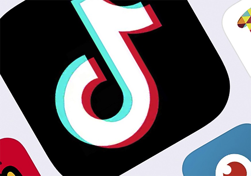 FILE - This Feb. 25, 2020, file photo, shows the icon for TikTok in New York. TikTok&#039;s owner has chosen Oracle over Microsoft as its preferred suitor to buy the popular video-sharing app, accordi ...