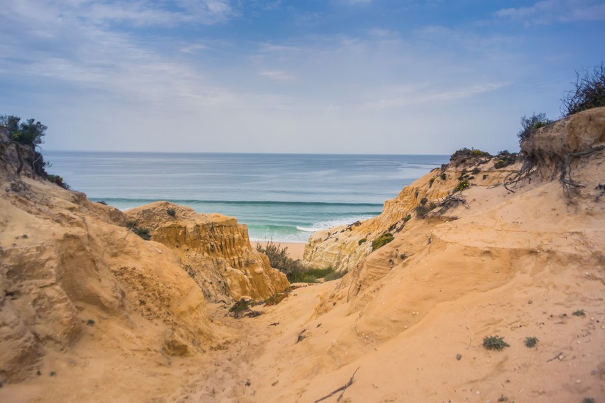 Beach Galé-Fontainhas, Portugal, Bild: Shutterstock