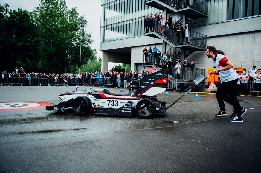 ETH Elektrorennauto AMZ Racing, Mai 2018.