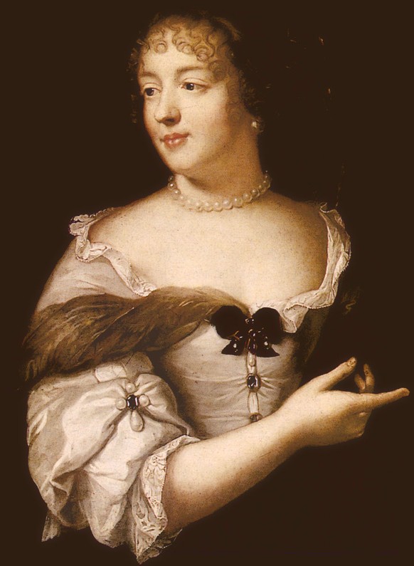 Madame de Sévigné auf einem Porträt von Claude Lefèbvre, 1665.