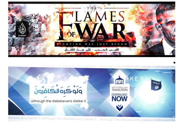 «The Flames of War» ist ein im September 2014 veröffentlichter Propagandafilm, der den Krieg (gegen die Ungläubigen) verherrlicht.