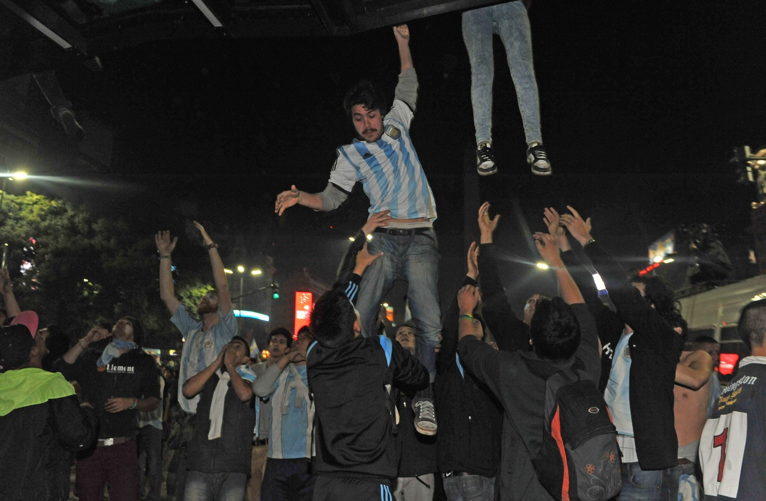 Argentinische Randale in Buenos Aires.