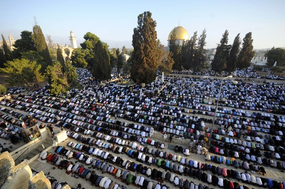In Jerusalem wurden die Eid al-Fitr-Gebete abgehalten.