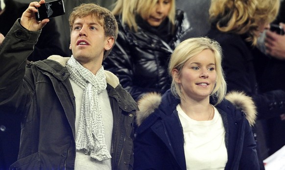 Vettel im Februar 2012 mit Freundin Hanna