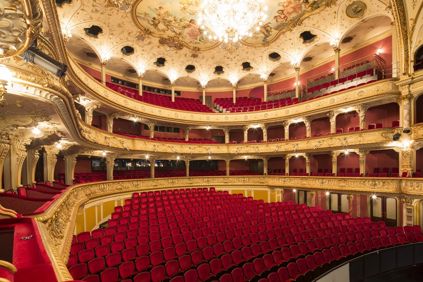 Interior view of the Zurich Opera House, pictured on November 15, 2013, in Zurich, Switzerland. (KEYSTONE/Gaetan Bally)

Innenansicht des Opernhaus Zuerich, aufgenommen am 15. November 2013 in Zuerich ...