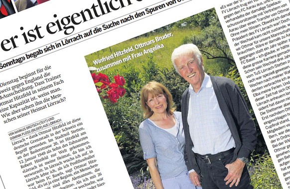 Winfried mit seiner Frau Angelika.