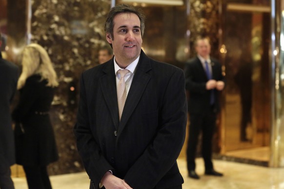 Michael Cohen, an attorney for President-elect Donald Trump, arrives in Trump Tower in New York, Friday, Dec. 16, 2016. (AP Photo/Richard Drew)