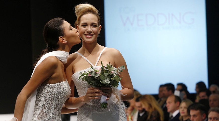 In Rom fand im Oktober 2014 eine Modenschau für gleichgeschlechtliche Hochzeiten statt.&nbsp;