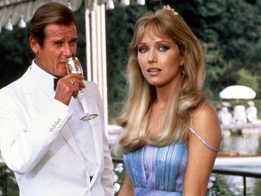 Roger Moore und Tanya Roberts: 1985 spielten sie zusammen in «James Bond – Im Angesicht des Todes».