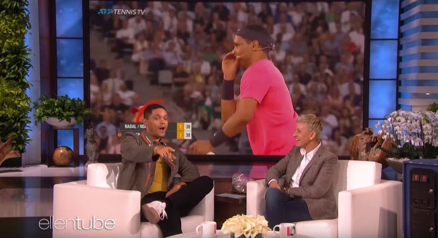 Geschichten erzählen kann er: Trevor Noah bei Ellen DeGeneres.