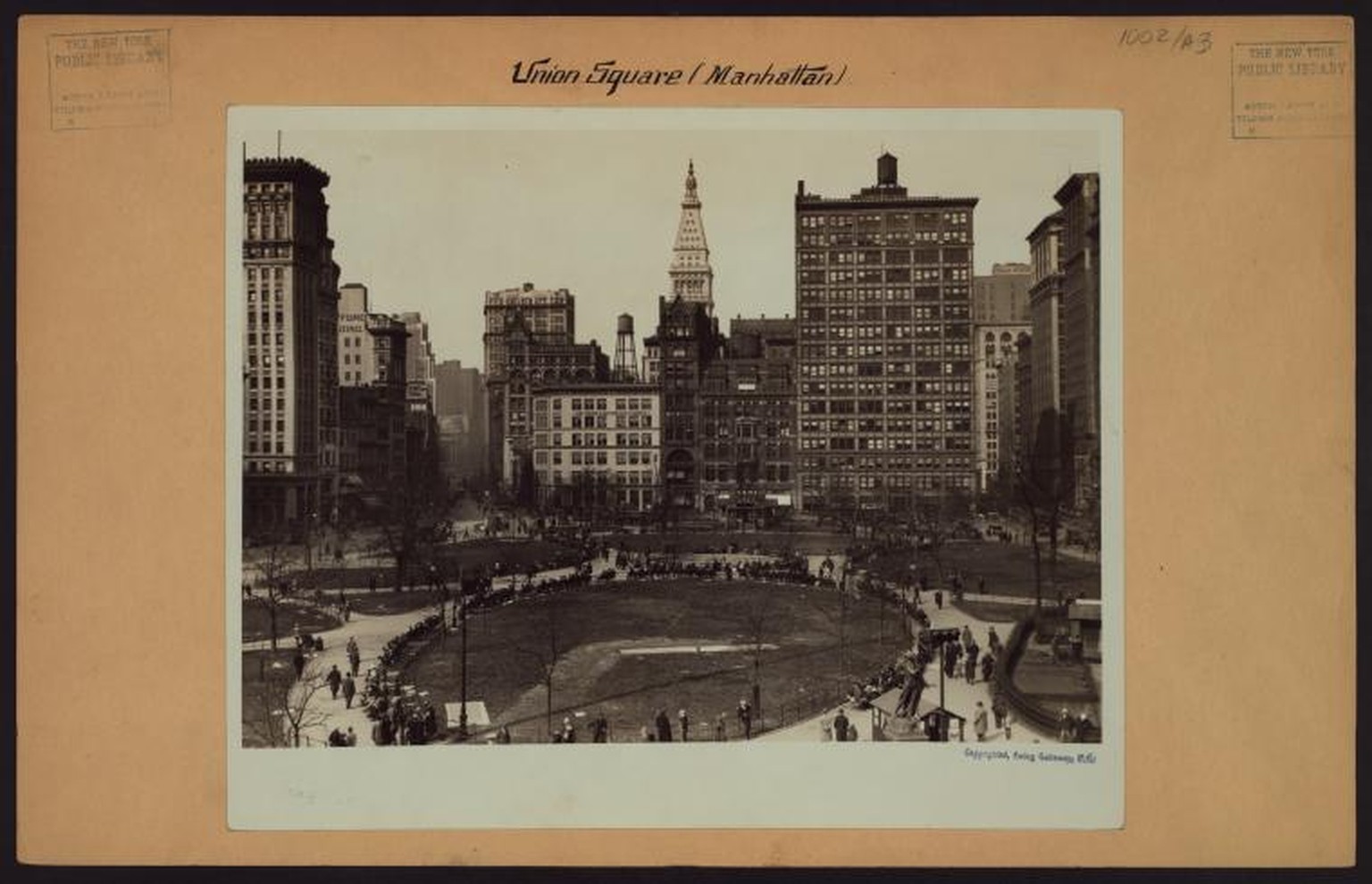 NYC, historic, Vorher-nachher, Union Square