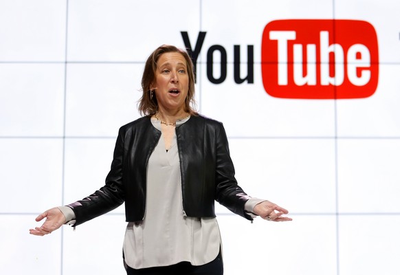 FILE - In this Tuesday, Feb. 28, 2017, file photo, YouTube CEO Susan Wojcicki speaks during the introduction of YouTube TV at YouTube Space LA in Los Angeles. In a Monday, Dec. 4, 2017, blog post, Woj ...