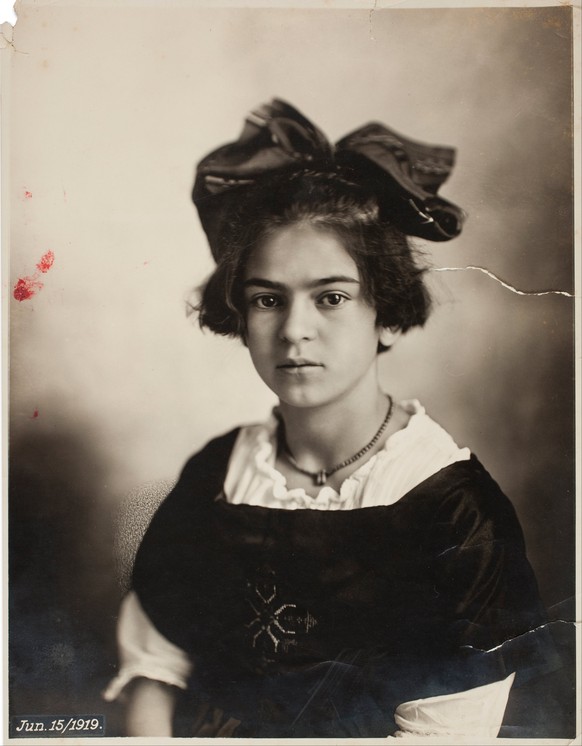 Die 12-jährige Frida 1919, fotografiert von ihrem Vater.&nbsp;