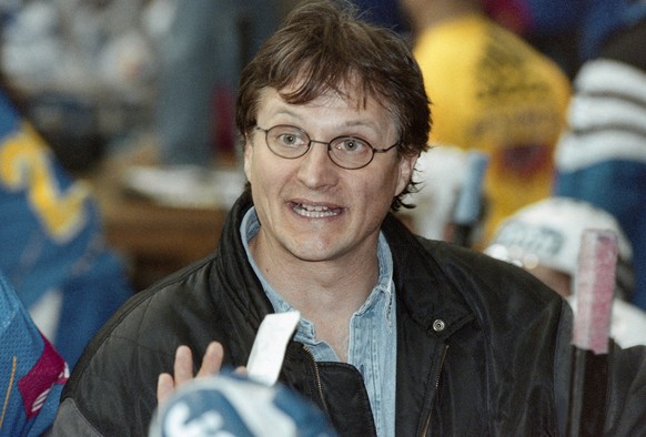 Arno del Curto, Trainer beim HC Davos, aufgenommen am 31. Maerz 1998. (KEYSTONE/Str)