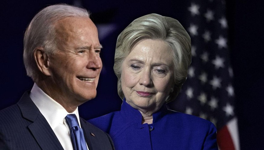 Hillary Clinton und Joe Biden US-Wahlen