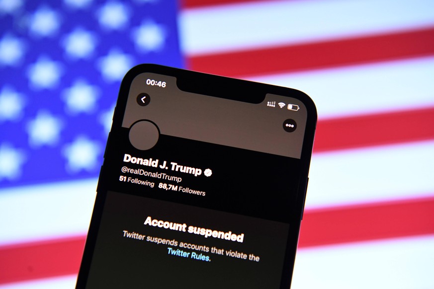 Donald Trump auf Twitter gesperrt Am 09.01.2021 wurde US-Pr