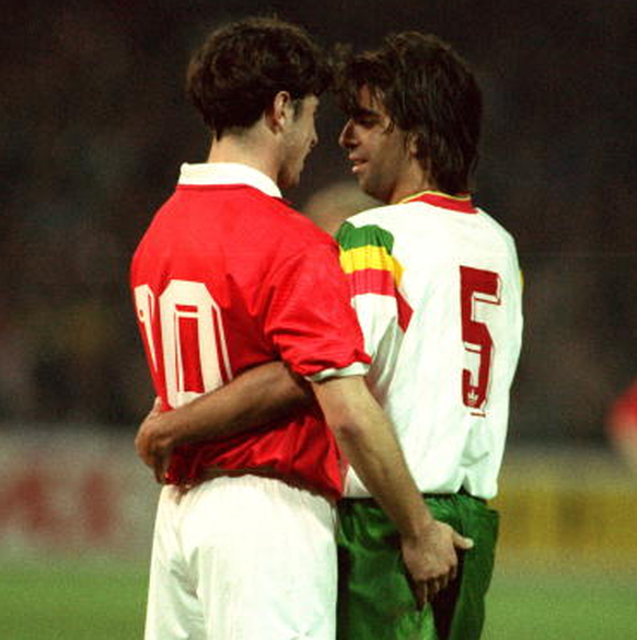 1993 WM-Qualifikation Schweiz - Portugal 1:1 Sforza Peixe