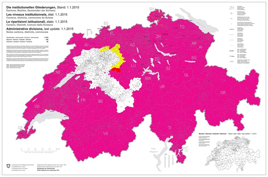 Mein Ziel: Die Schweiz in watson-Magenta färben. Auf der 83. Etappe am Sonntag steht der gelbe Teil an. Hier geht es zum Livetracking!