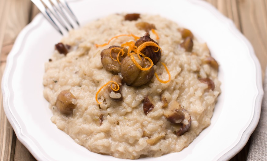 risotto alle castagne