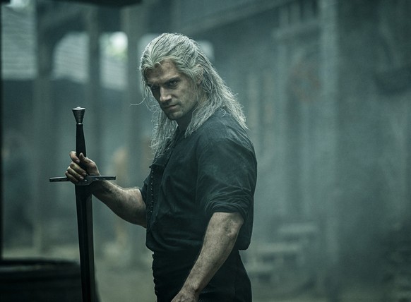 This image released by Netflix shows Henry Cavill in a scene from &quot;The Witcher,&quot; premiering on Netflix on Dec. 20. (Katalin Vermes/Netflix via AP)