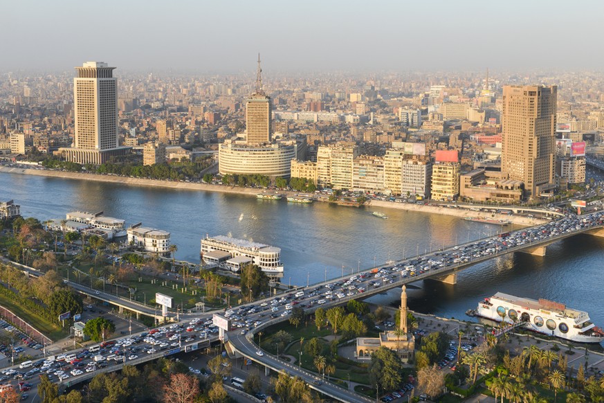 Der Nil bei Kairo: Rund 90 Prozent der Bevölkerung Ägyptens sind vom Wasser des Nils abhängig.