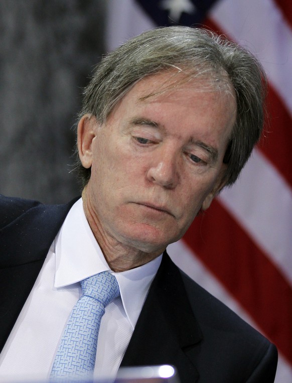 FILE - In this Aug. 17, 2010 file photo, billionaire bond investor Bill Gross, founder of PIMCO, appears at the Conference on the Future of Housing Finance, at the Treasury Department in Washington. G ...
