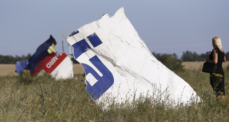 Wrackteile der MH17.