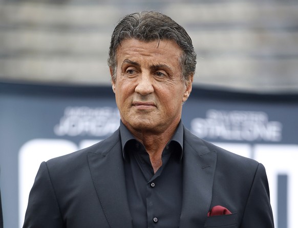 FILE - In this Nov. 6, 2015 file photo, actor Sylvester Stallone looks on during a press conference promoting his film &quot;Creed&quot; outside the Philadelphia Museum of Art in Philadelphia. Heritag ...