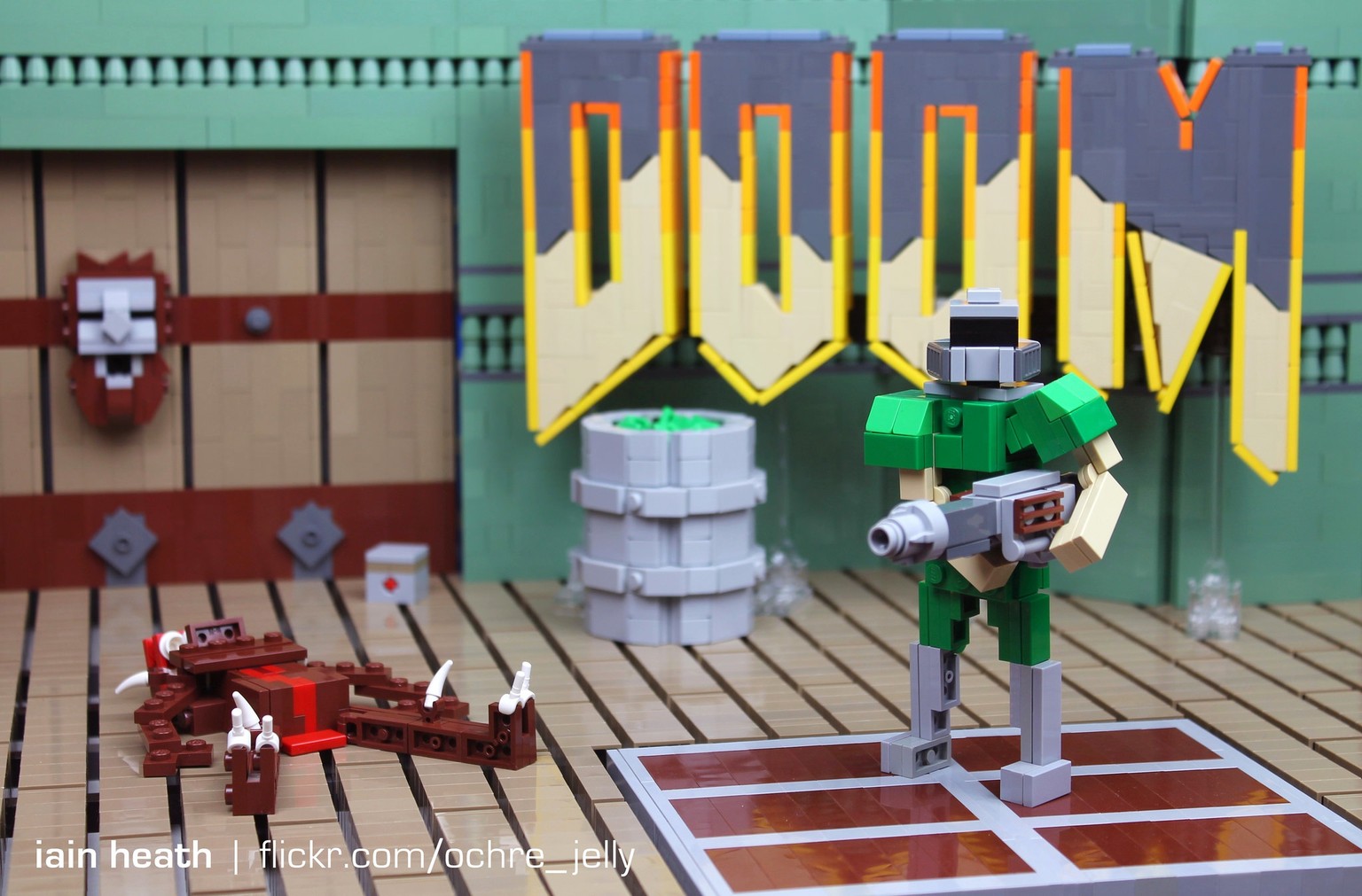 Der «Doom Marine» und ein toter Imp. Das wohl beste Lego-Set aller Zeiten.