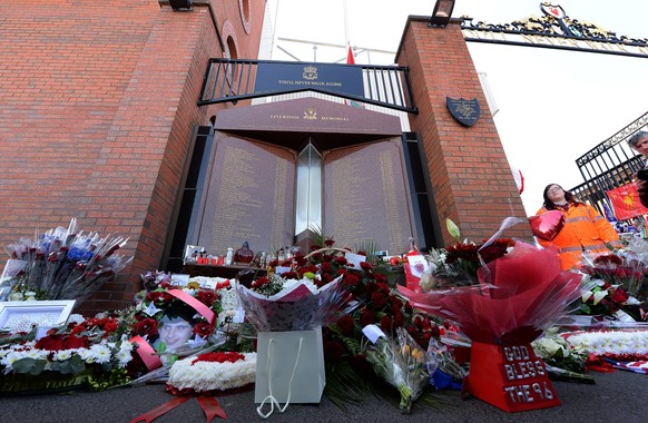 Eindrücklich: Die Gedenkstätte für die 96 Opfer der&nbsp;Hillsborough-Katastrophe an der Anfield Road.
