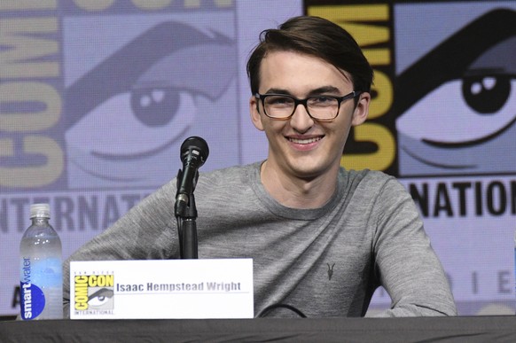 Isaac Hempstead Wright attends the &quot;Game of Thrones&quot; panel on day two of Comic-Con International on Friday, July 21, 2017, in San Diego. (Photo by Al Powers/Invision/AP)