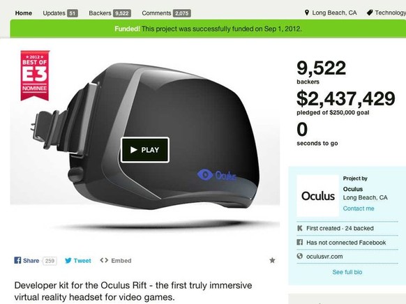 Oculus Kickstarter