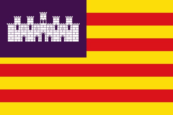Flagge der Balearen